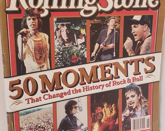 Rolling Stone Magazine Choose One Vintage Magazine Rolling Stone Rock Fans Memorabilia Music Fan Souvenirs Rock N Roll Magazine Vintage