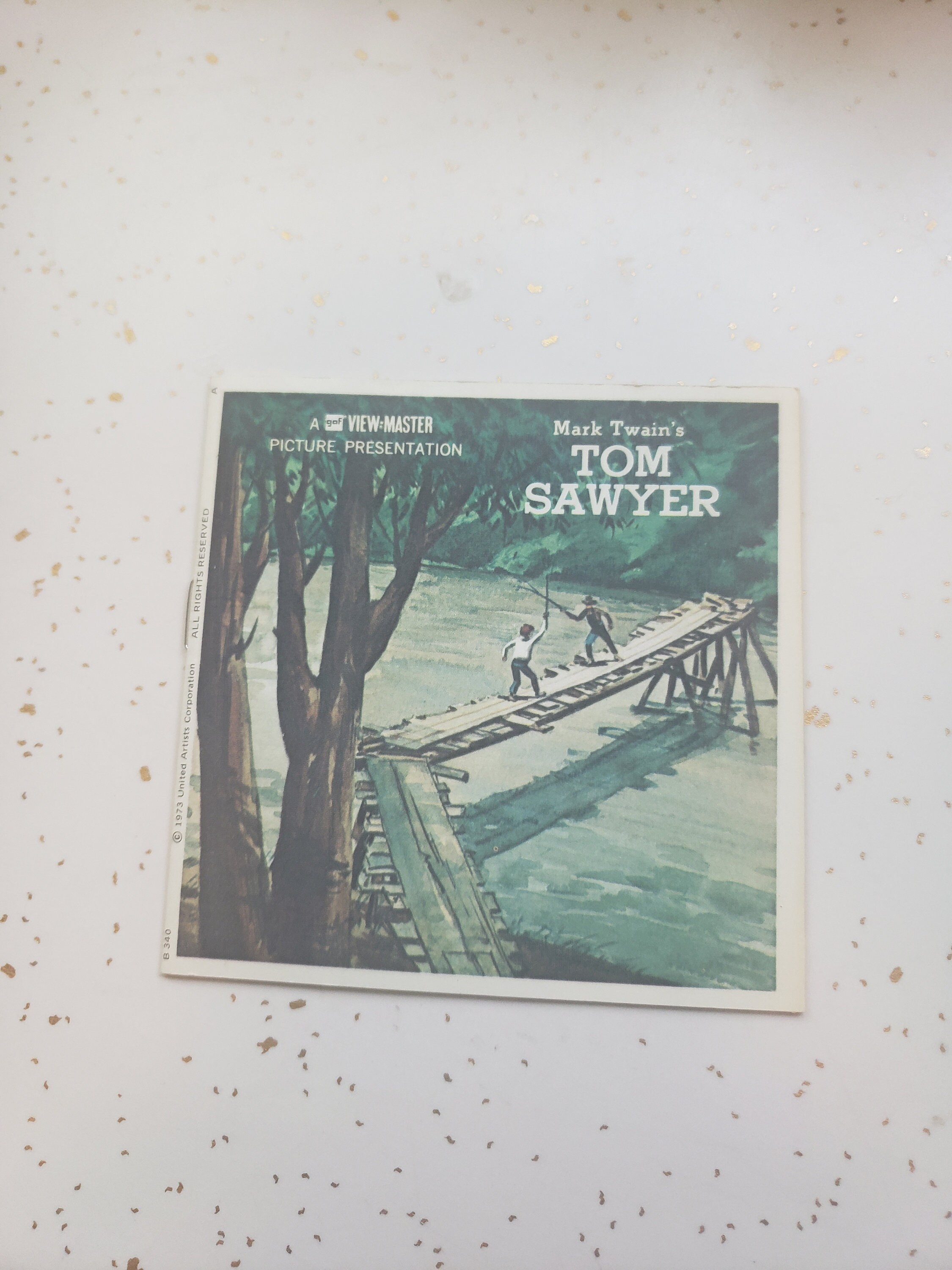 Mark Twain's Tom Sawyer Vintage View Master Reels Visual Stories