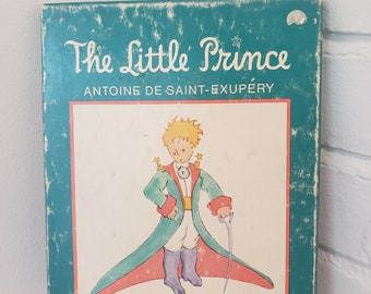 The Little Prince Book Anniversary Edition Antoine De Saint-Exupery Vintage Childrens Classic Story Book from 1971 in Protective Box