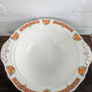 Alfred Meakin Hand Painted Vegetable Serving Bowl Royal Marigold Pattern
