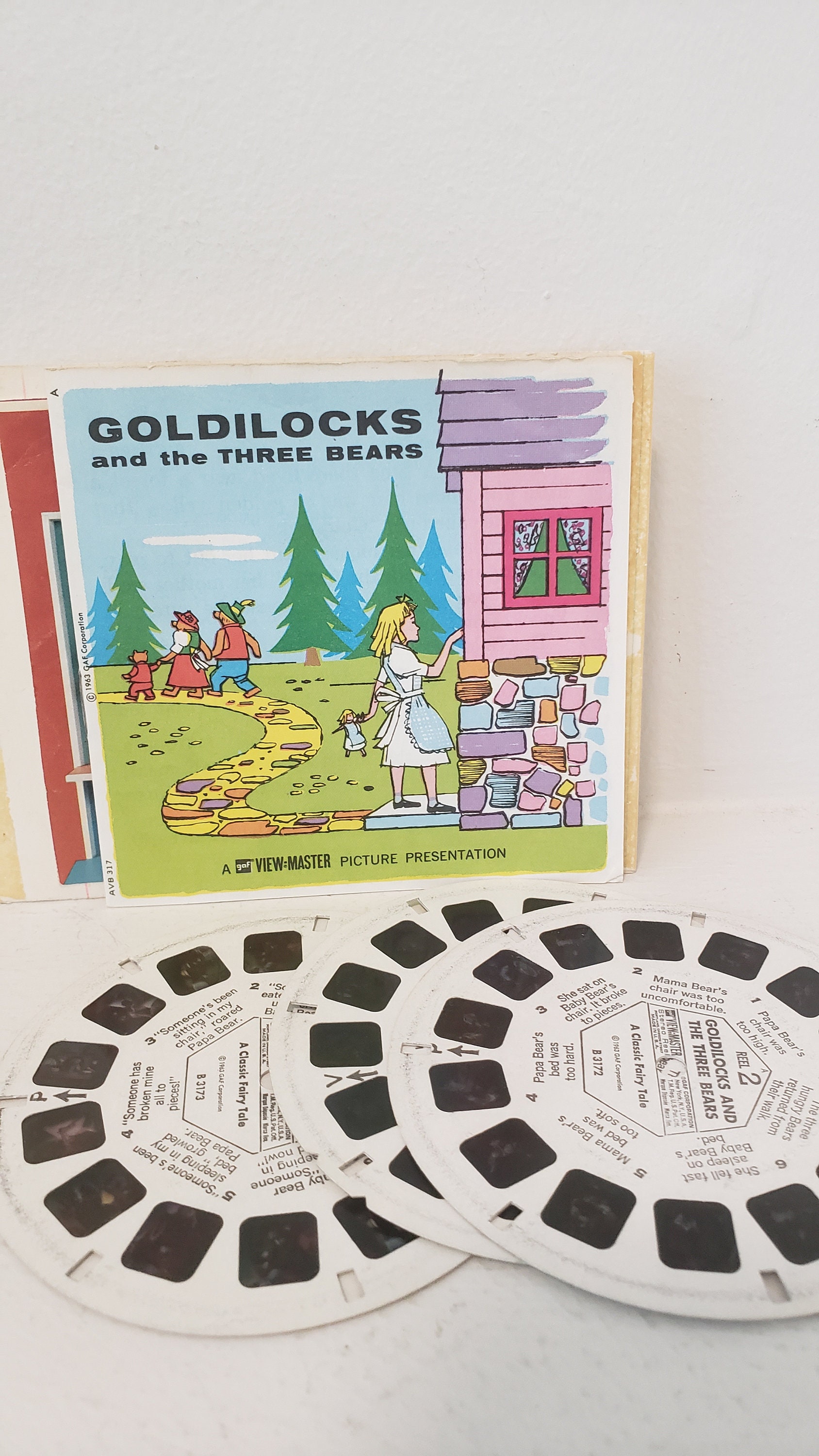 Goldilocks and the Three Bears Vintage View Master Reels - Etsy Canada