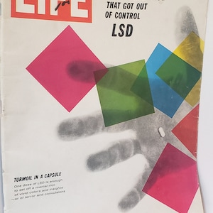 Life Magazine March 25 1966 Turmoil in a Capsule The Exploding Threat of the Mind Drug That Got Out of Control LSD Vintage Life Magazine image 1