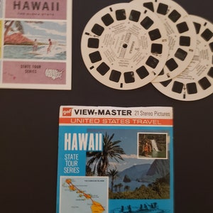 Vintage View Master United States Travel State Tour Series 1974 Three Reel Set with Booklet