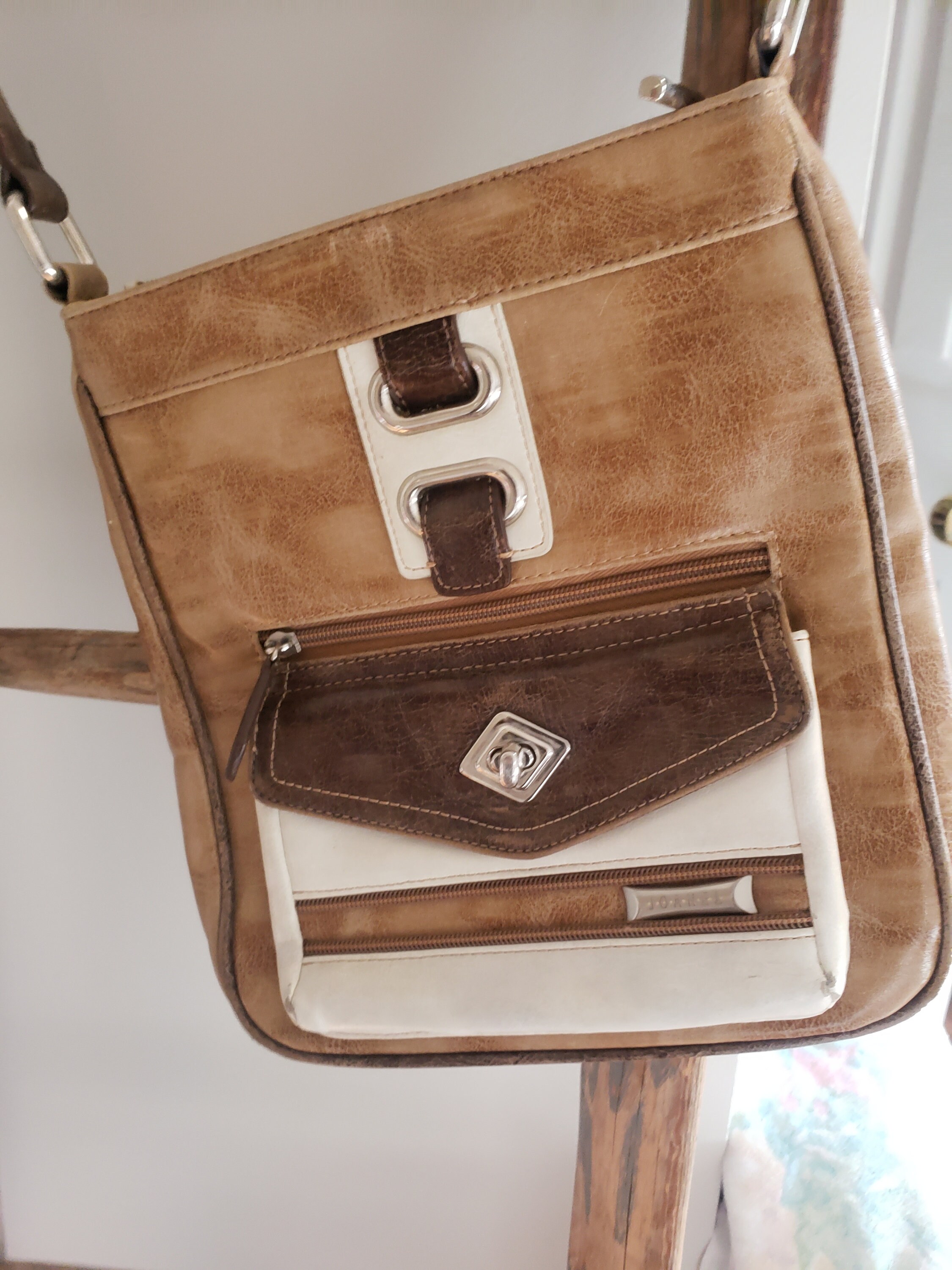 JOANEL BACKPACK SLINGBAG CROSSBODY HOBO BOHO BROWN Buy Boone Leather Sling Bag | Hobo Style Crossbody Bag main image 2