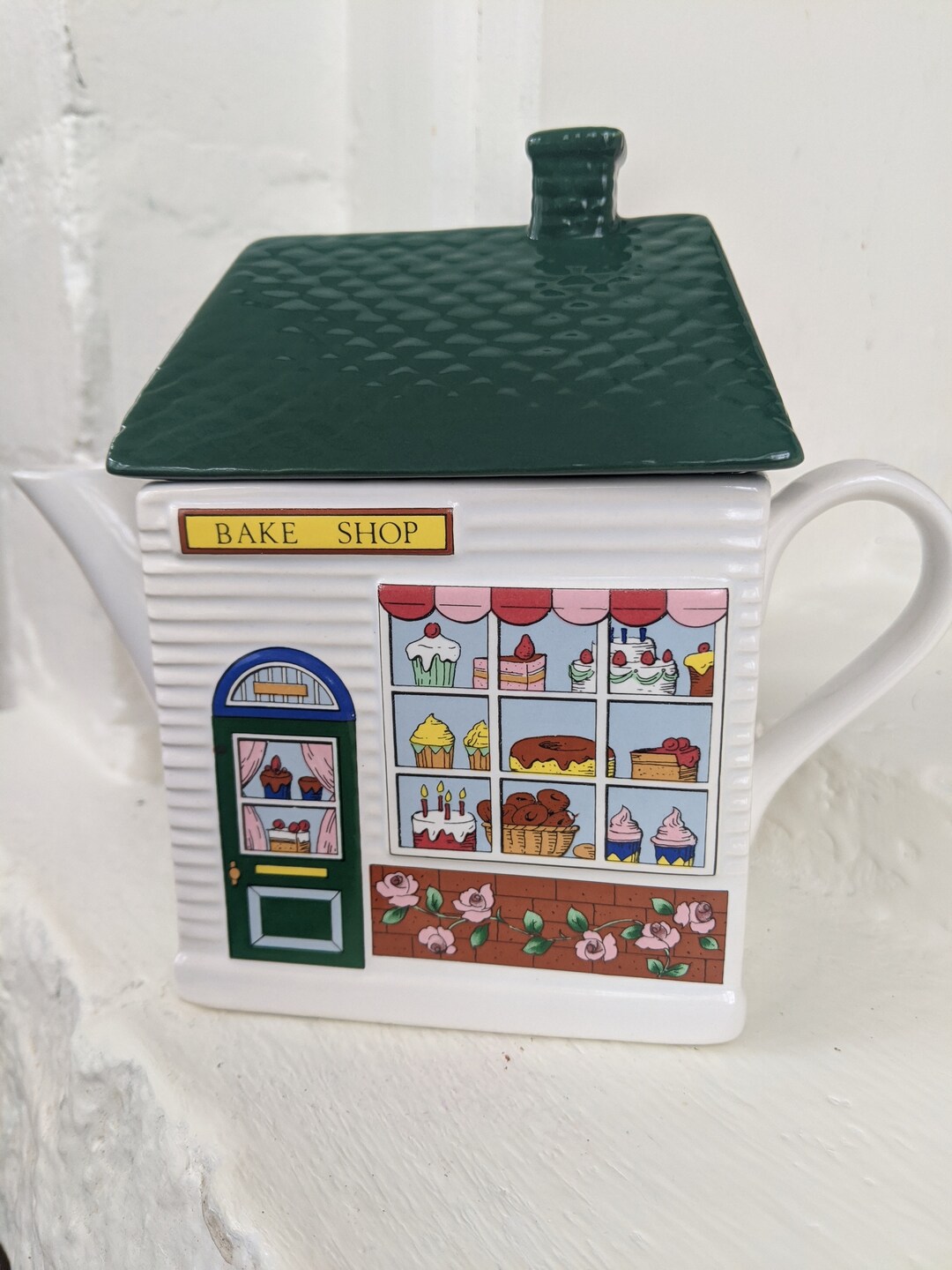 Ceramic Glaze Teapot Bake Shop Vintage Small Tea Pot Vintage Tea for