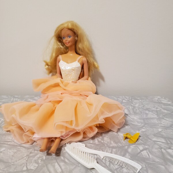 Peaches and Cream Barbie Etsy