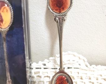 ヴィンテージ ロイヤルティ スーベニア スプーン - 7本セット