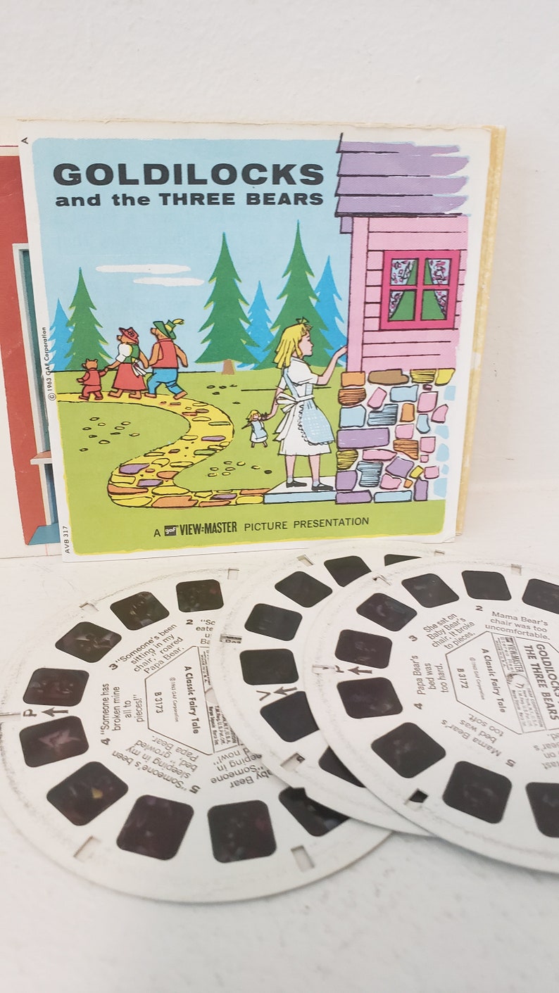 Goldilocks and the Three Bears Vintage View Master Reels - Etsy Canada