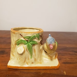 Vintage Decorative Indoor Bird Planter Kitchen Decor Office Table Planter Indoor Garden Gift for Bird Lovers Gift For Gardener Bird Figurine