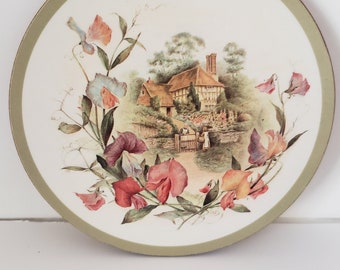 12 Sous-verres Vintage Anglais Pimpernel - Thème Cottage - Années 80