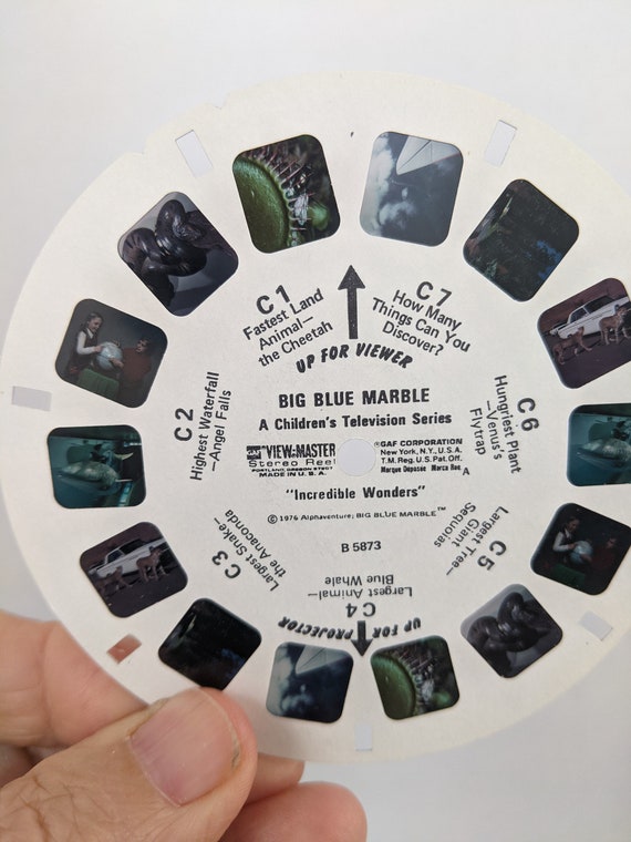 Big Blue Marble View Master Three Reel Set From the 70s TV Shows