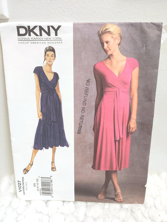 Donna Karan New York DKNY Dress V1027 UNCUT Size 6 to 12