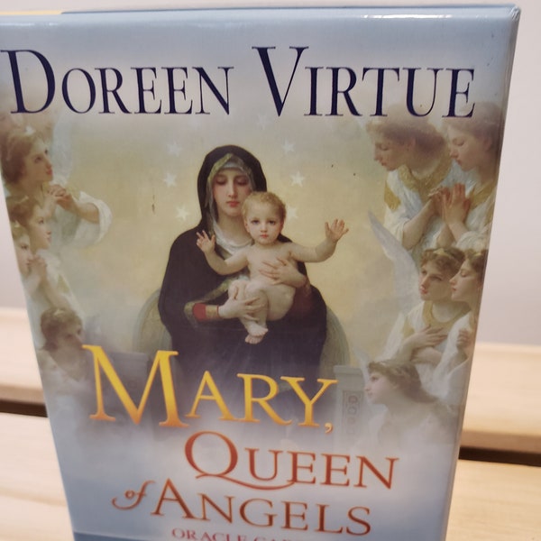 Doreen Virtue Mary Queen of Angels Oracle Cards and Guidebook Oracle Cards Compassion Cards Listening to Inner Wisdom Rare Cards