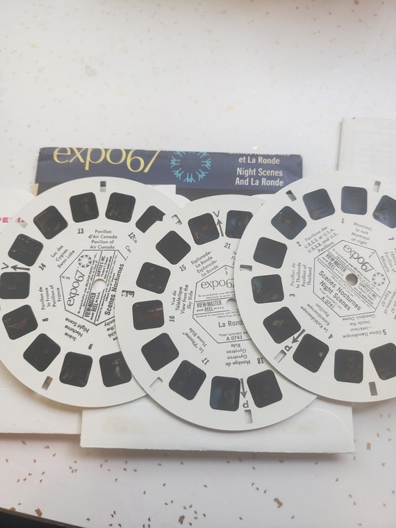 Expo 67 Vintage View Master Night Scenes Three Reel Set Celebrating 100  Years of Canada on View Master Reels Memories of Expo 67 -  UK