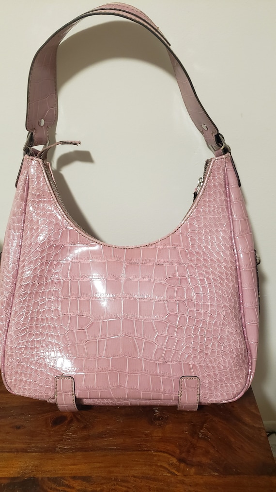 Pink Purse Y2K Vintage Guess Purse Shoulder Bag Faux Alligator - Etsy