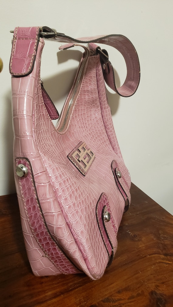 Pink Purse Y2K Vintage Guess Purse Shoulder Bag F… - image 4
