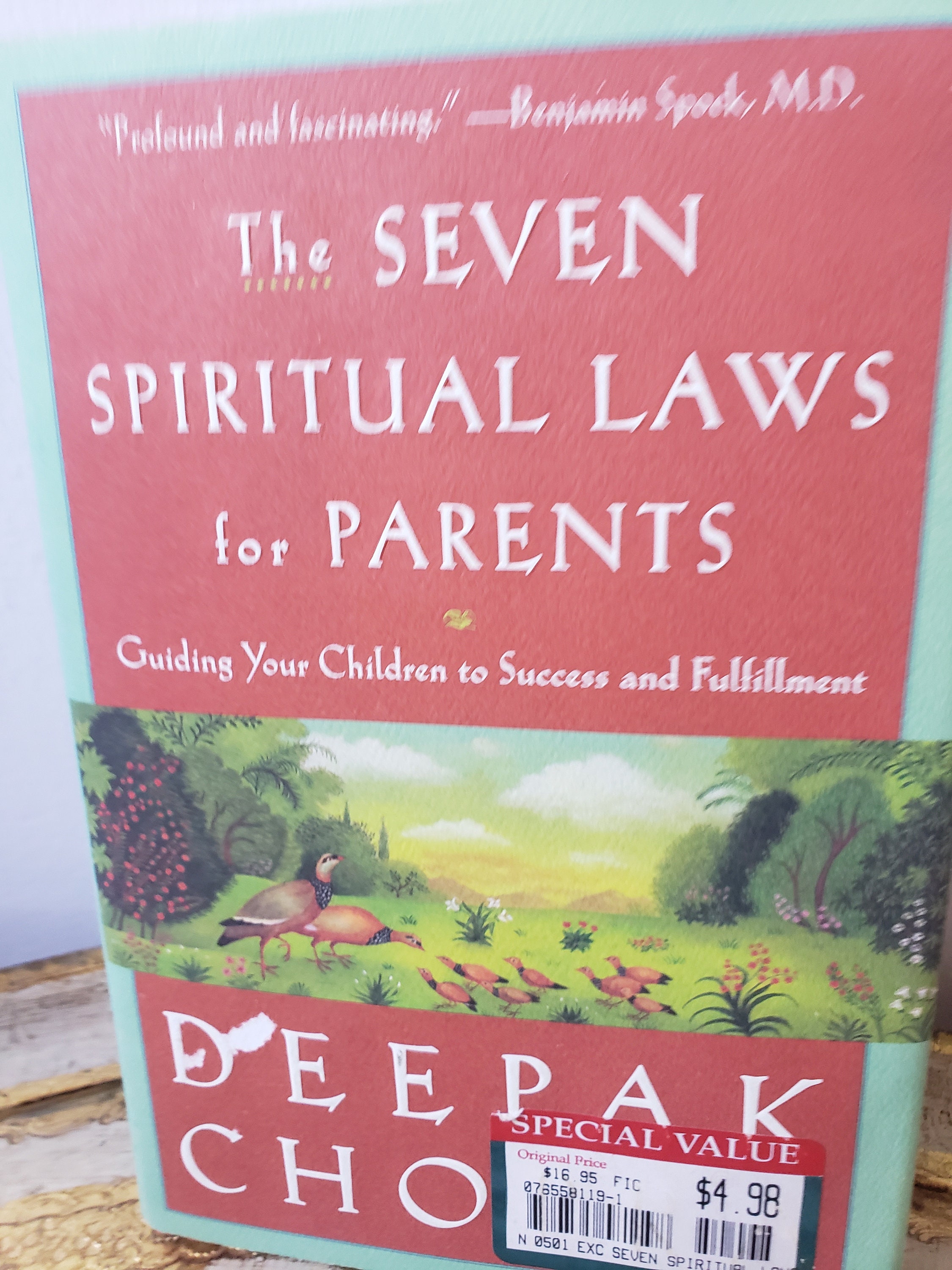Penguin Hardback Classics In Fiction & Literature Books The Seven Spiritual Laws Of Success: A Practical Guide To The Fulfillment Of Your Dreams By Deepak Chopra | Hardcover | 1994-11-09 | Amber-Allen - Foto 3