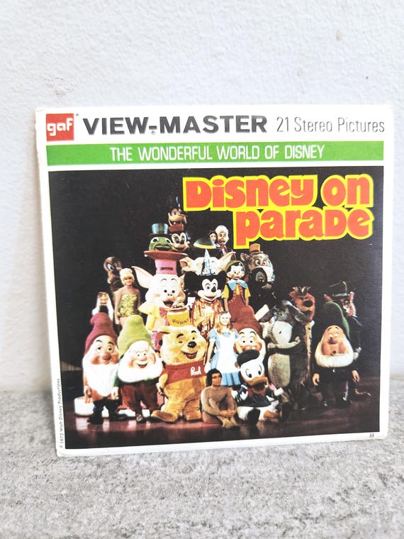 View Master Reels Disney on Parade With Booklet 70s - Etsy