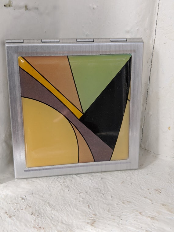 Vintage Compact Double Mirror 80s Vintage Mirror D