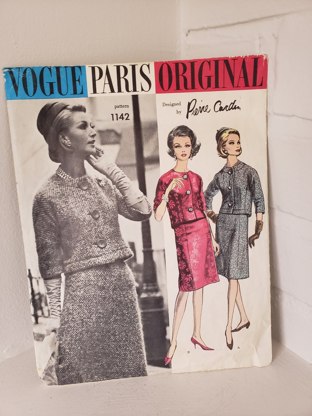 Buy Vogue Paris Original Pierre Cardin 1142 Ladies Suit Size 12 CUT Online  in India