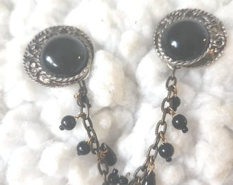 Sweater Clip/Guard Made from Clip On Earrings