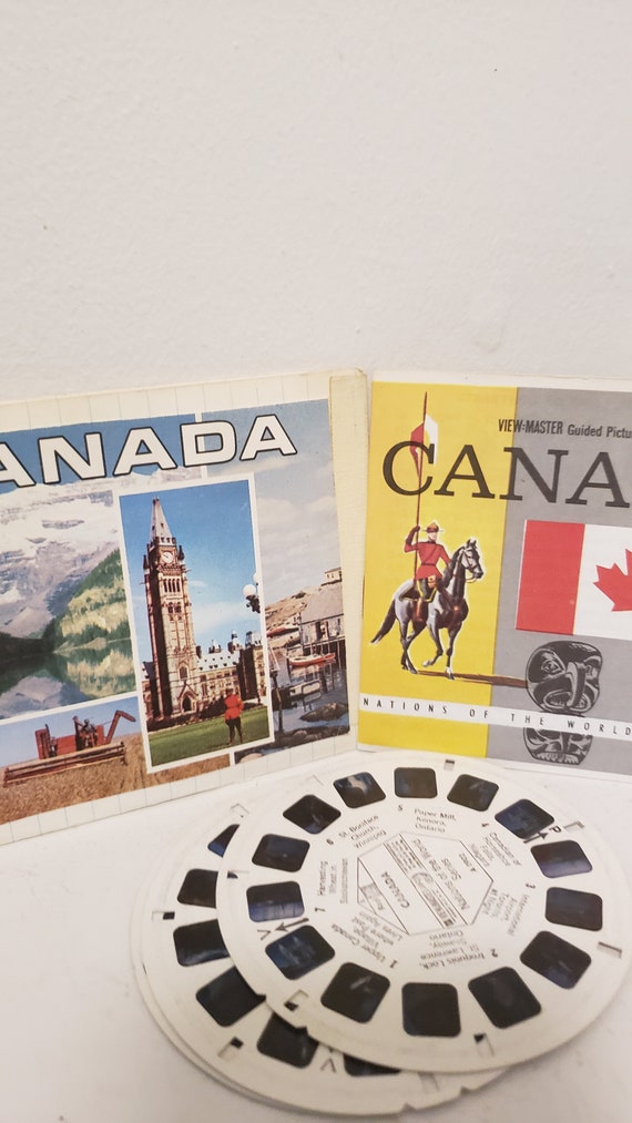 Vintage Canada View Master Reels Nations of the World Series 3 Reel Set 