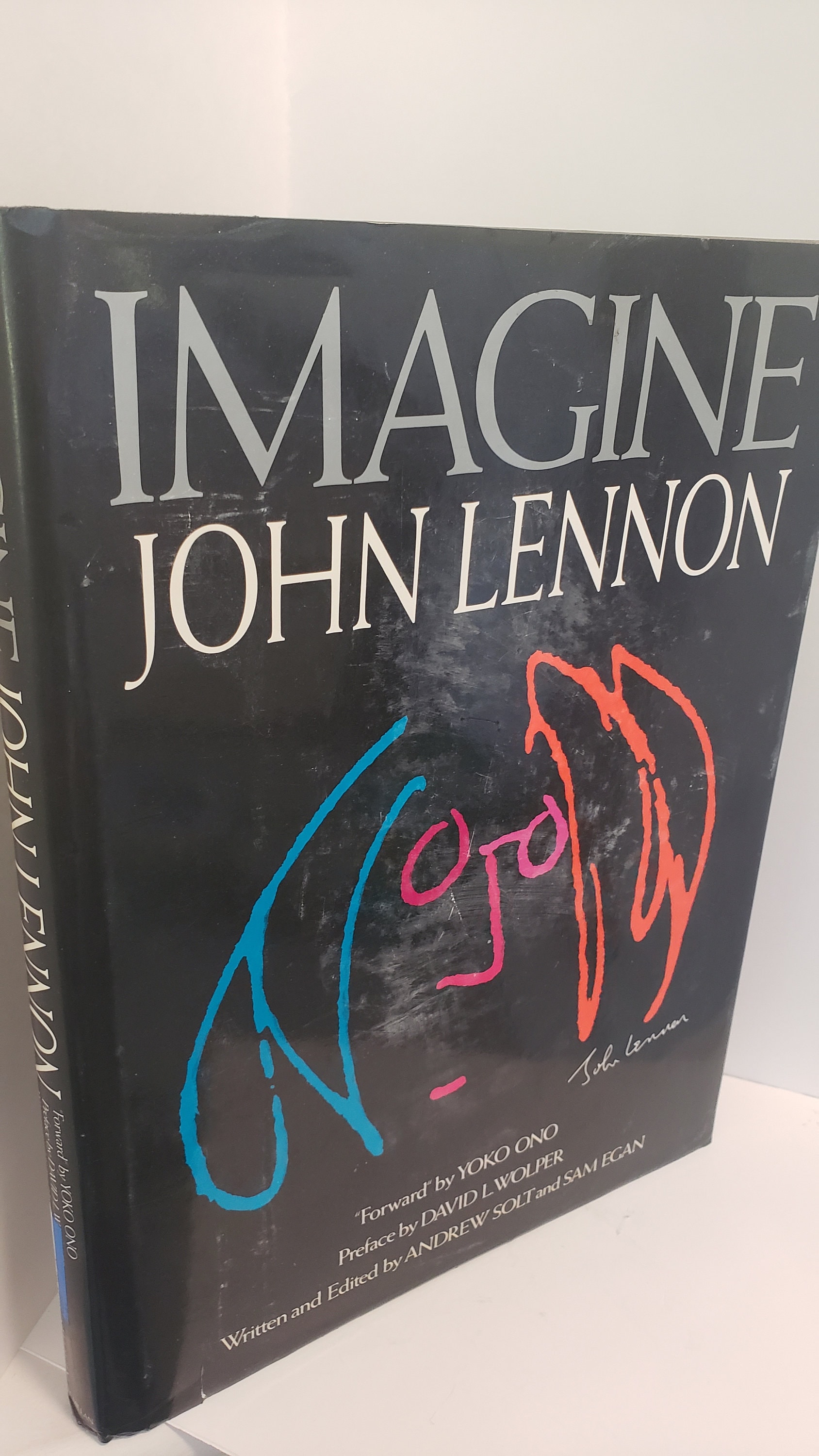 Imagine John Lennon Book: Yoko Ono, 1988 Hardcover - Etsy