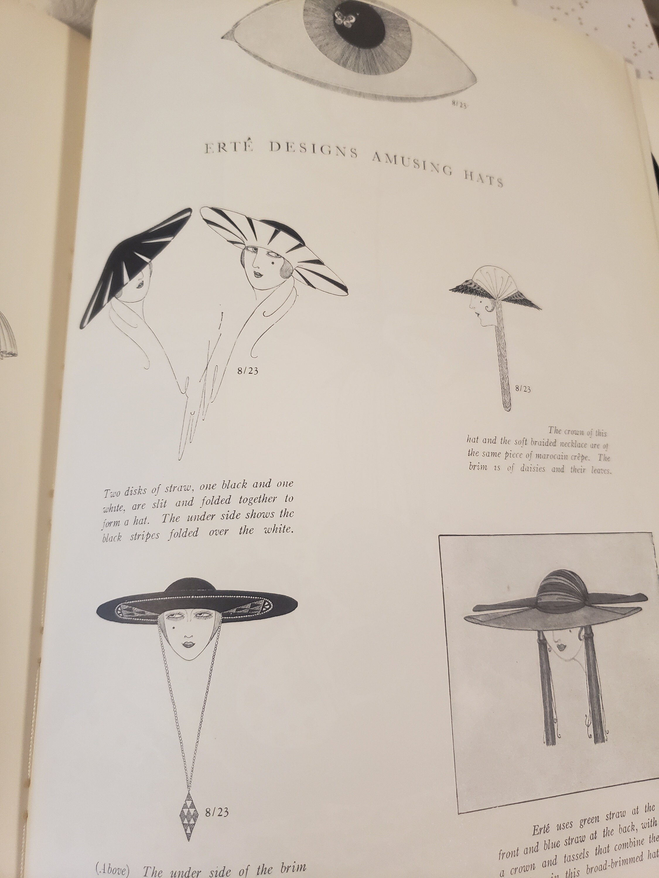 1981 ERTE'S Fashion Designs: 218 Illustrations from