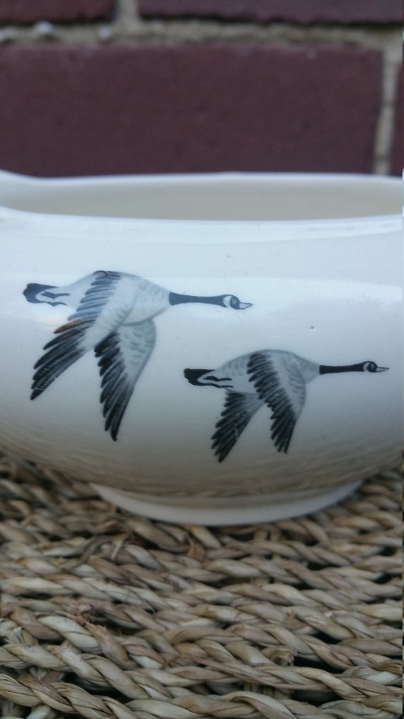 Canada Geese Gravy Bowl Hogar Y Decoracion Maple Syrup Boat Hogar