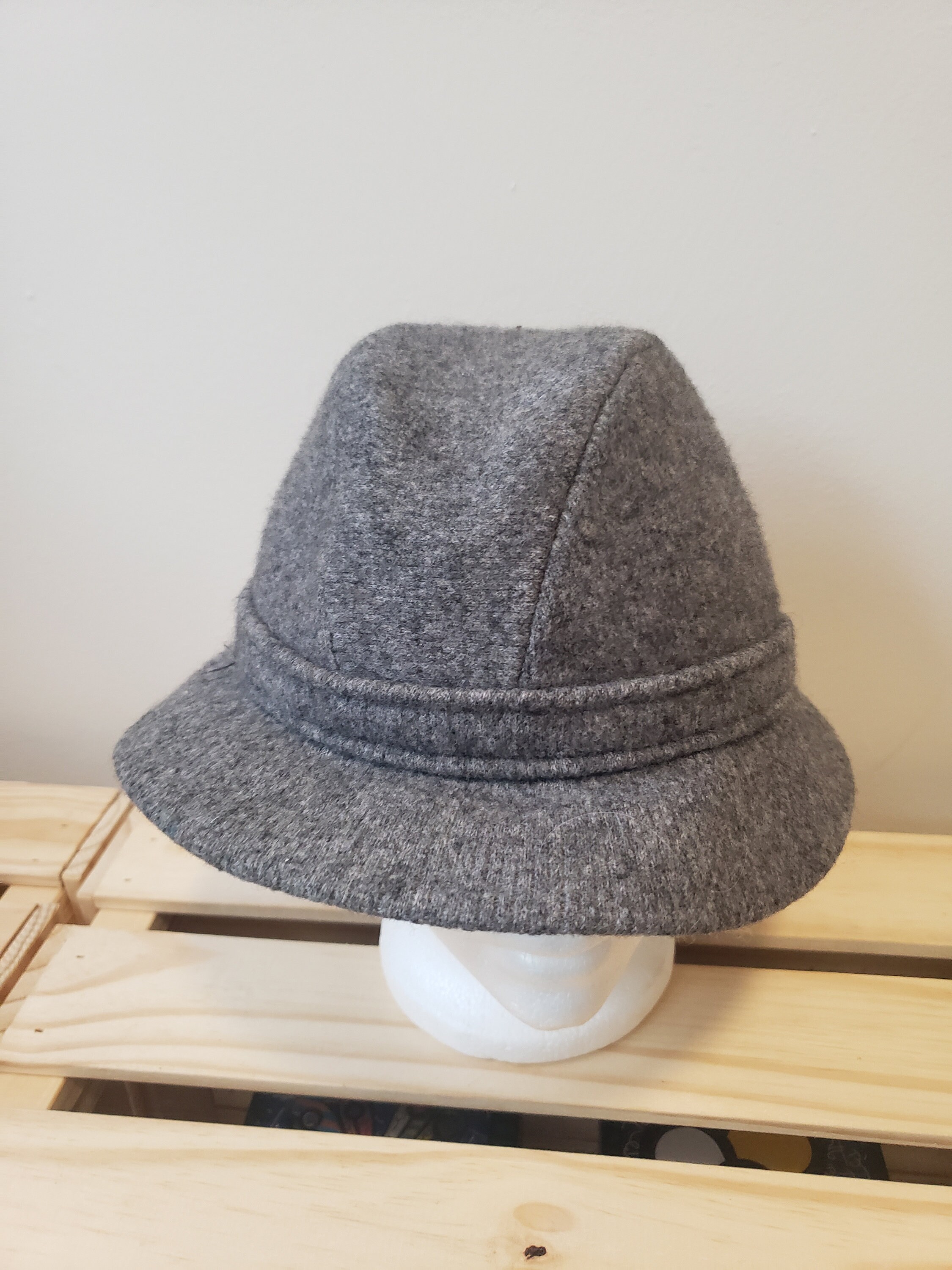 Vintage Kangol Wool Fedora Hat kangol england vintage wool fedora hat union made new nwt main image 4