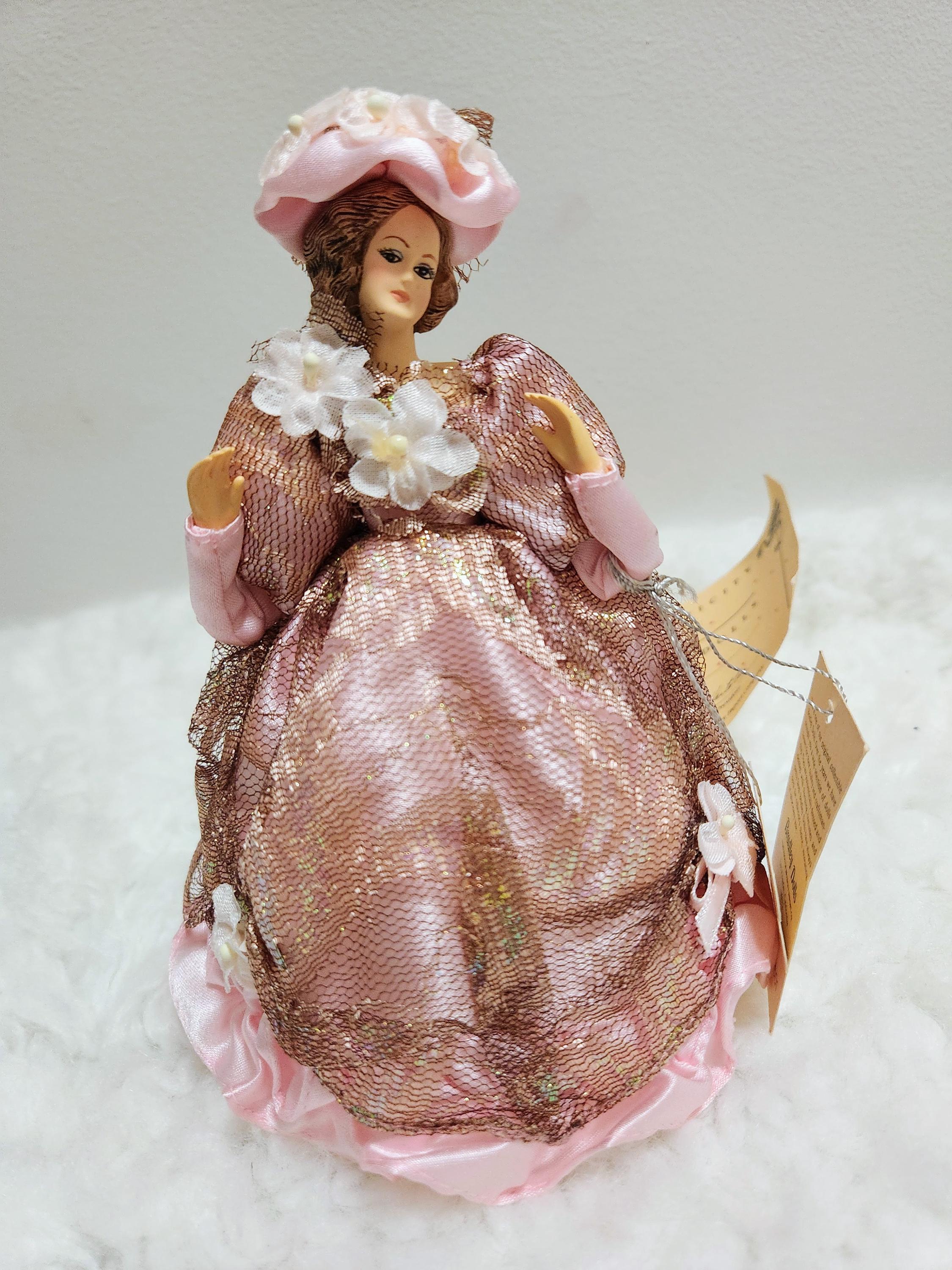 人形 ANTIQUE MUSICAL DOLL PORCELAINS Vintage Victorian The San Francisco Music Box Co. Porcelain Doll