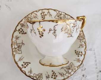 Royal Crown Derby "Vine" Tea Cup Saucer