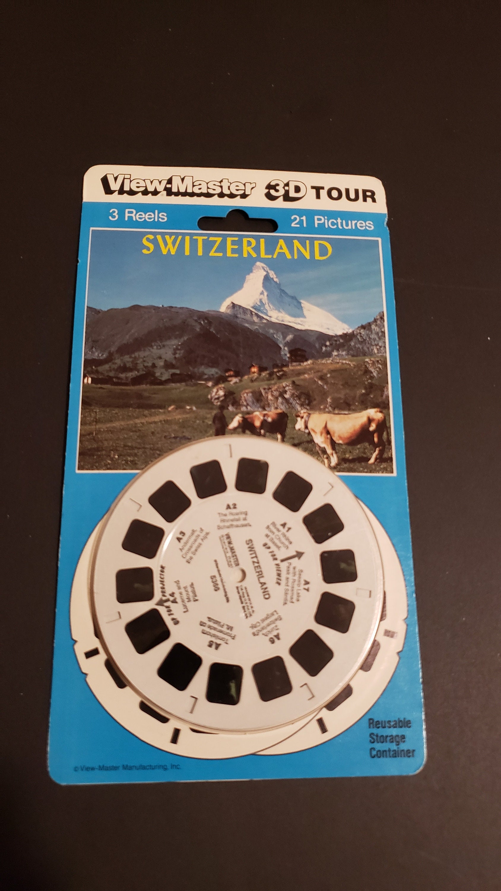 Switzerland View Master Reel Set 1987 Unopened Vintage Reel Cards