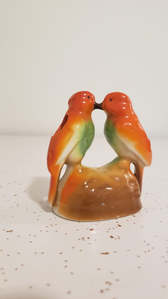 Kissing Love Bird Figurines Small Bird Planters Gift Items for Etsy