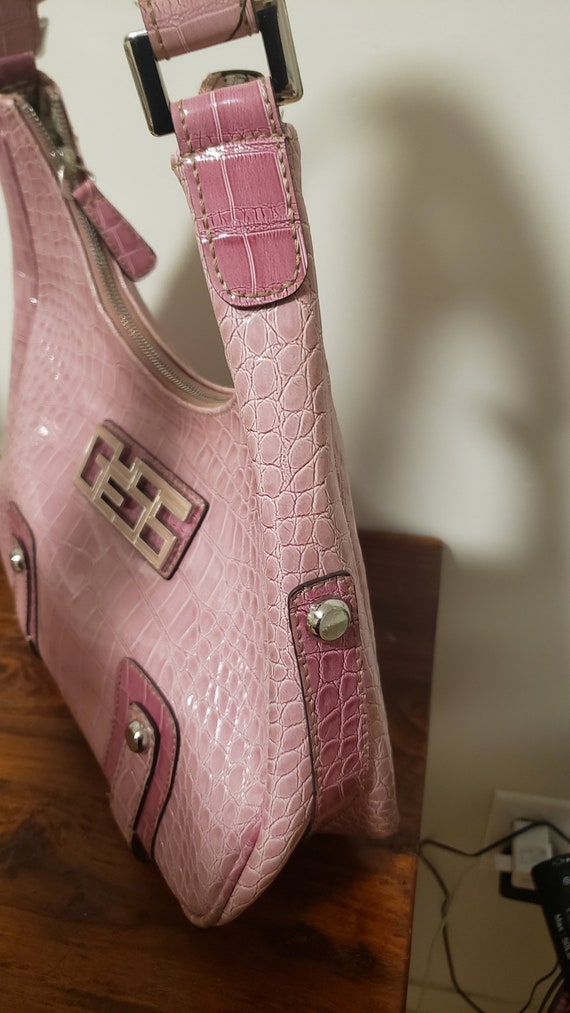 Pink Purse Y2K Vintage Guess Purse Shoulder Bag F… - image 5