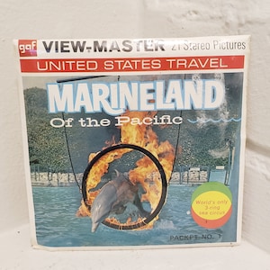 Vintage Marineland Of the pacific View Master Reels Unopened 1960s