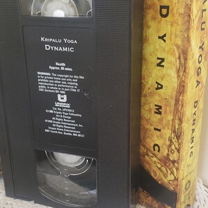 Kripalu Yoga VHS Dynamic Yoga with Stephen Cope Experience the Heart of Yoga Move and Breathe Yoga VHS Practice Yoga At Home VHS image 4