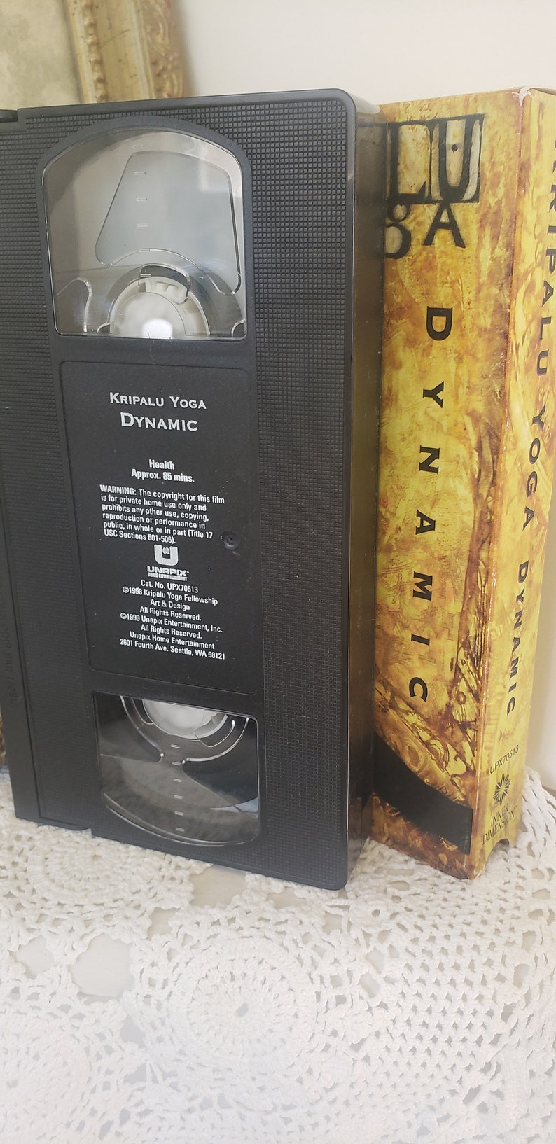 Kripalu Yoga VHS Dynamic Yoga with Stephen Cope Experience the Heart of Yoga Move and Breathe Yoga VHS Practice Yoga At Home VHS image 4