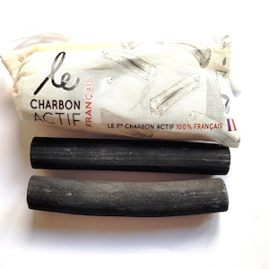 100% French vegetable charcoal X 2 water filters, bottle or carafe