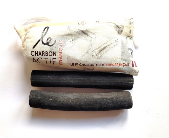 Charbon végétal 100 %  français X 2 filtres à eau gourde ou carafe