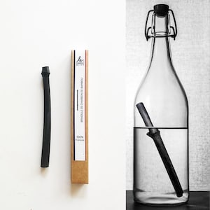 100% French fine bamboo charcoal: natural water filter twig