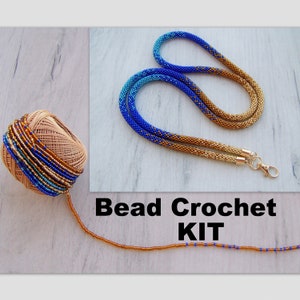beaded badge holder kit - woman beaded lanyard kit - teacher ID card holder kit - nurse lanyard kit - Ombre style Lanyard kit