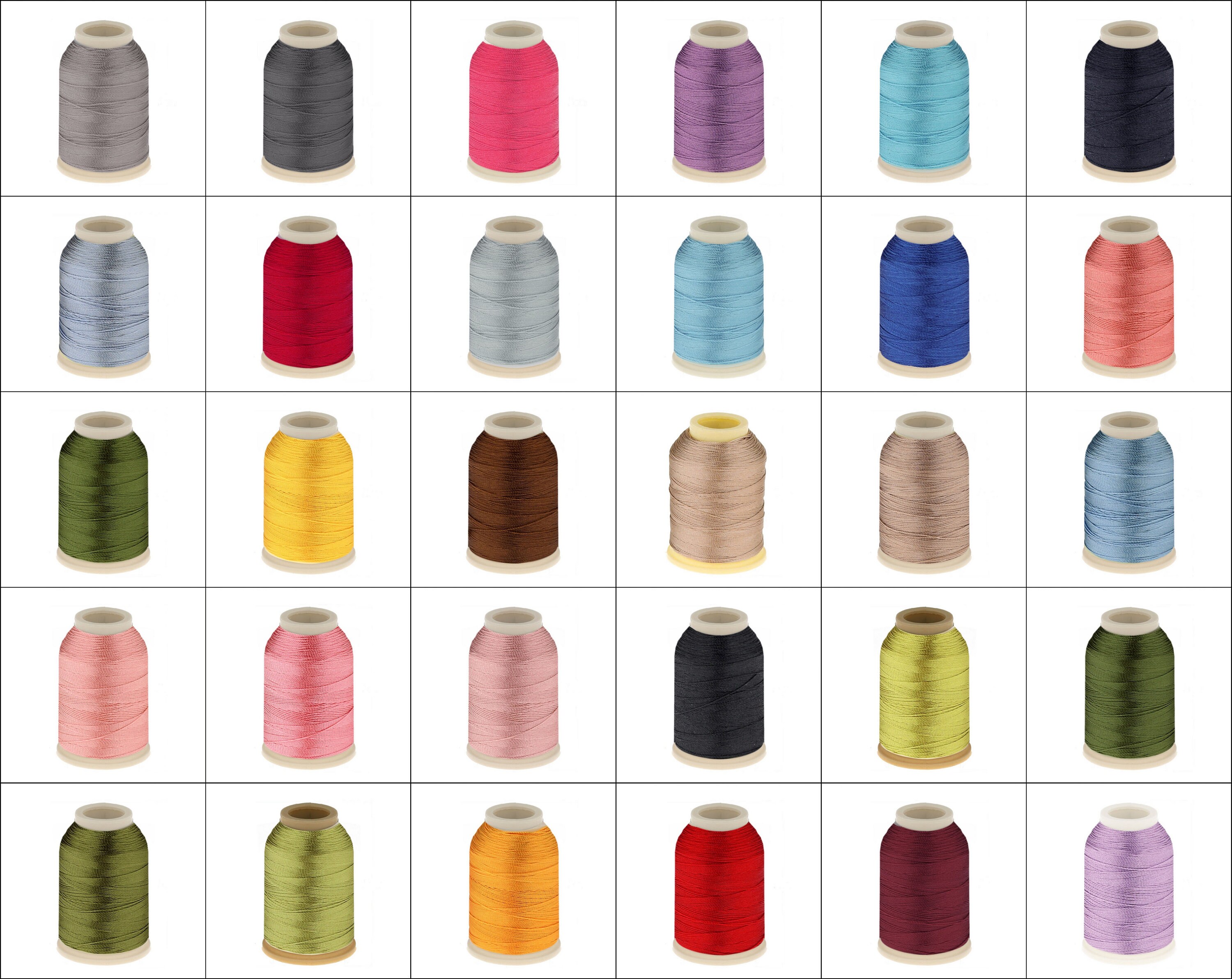A Random Thread 10, 15 or 20 Random Different Color Altin Basak Polyester Thread for ...