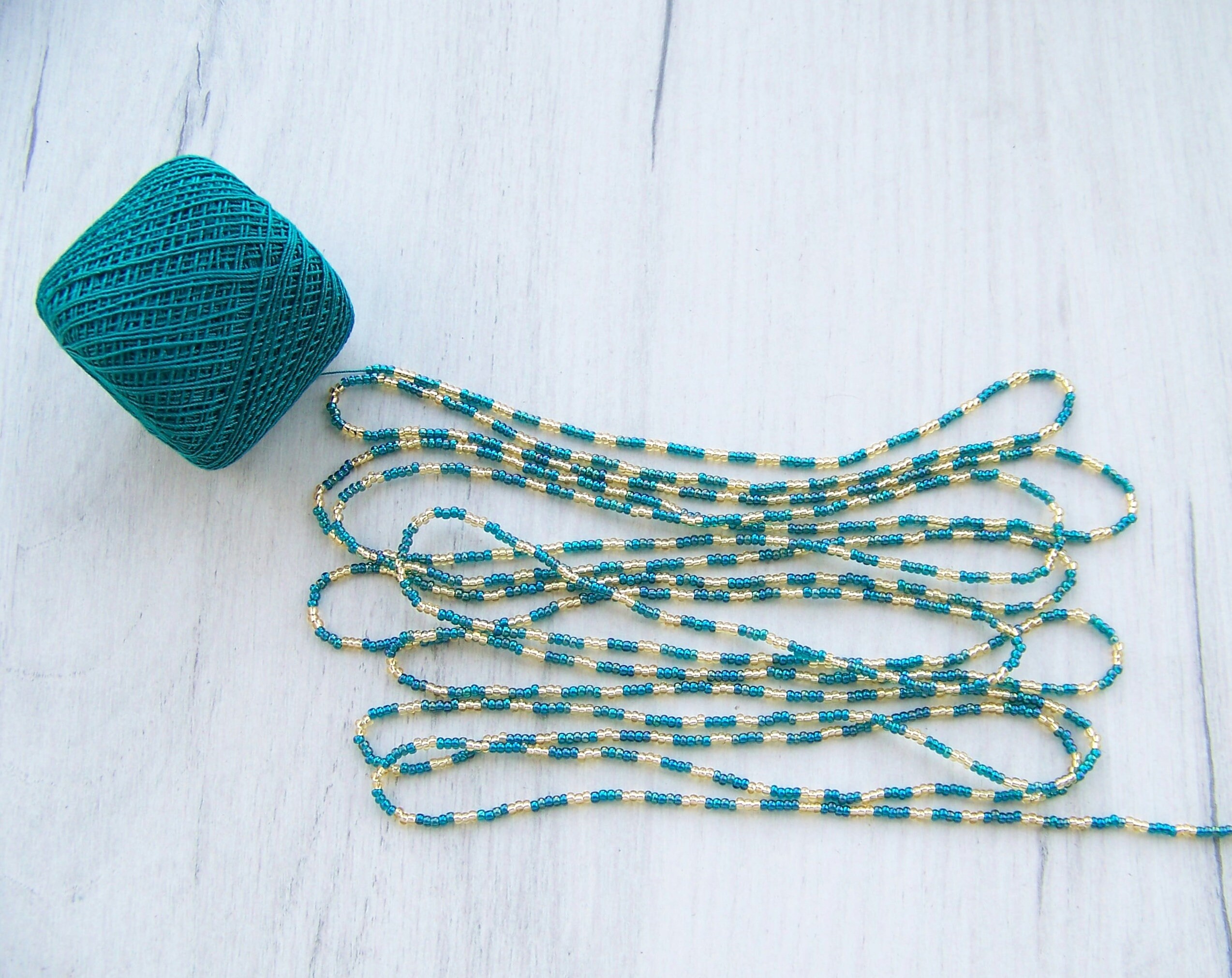 KIT to Make Bead Crochet Rope Necklace DIY Kit Snake Serpent Etsy
