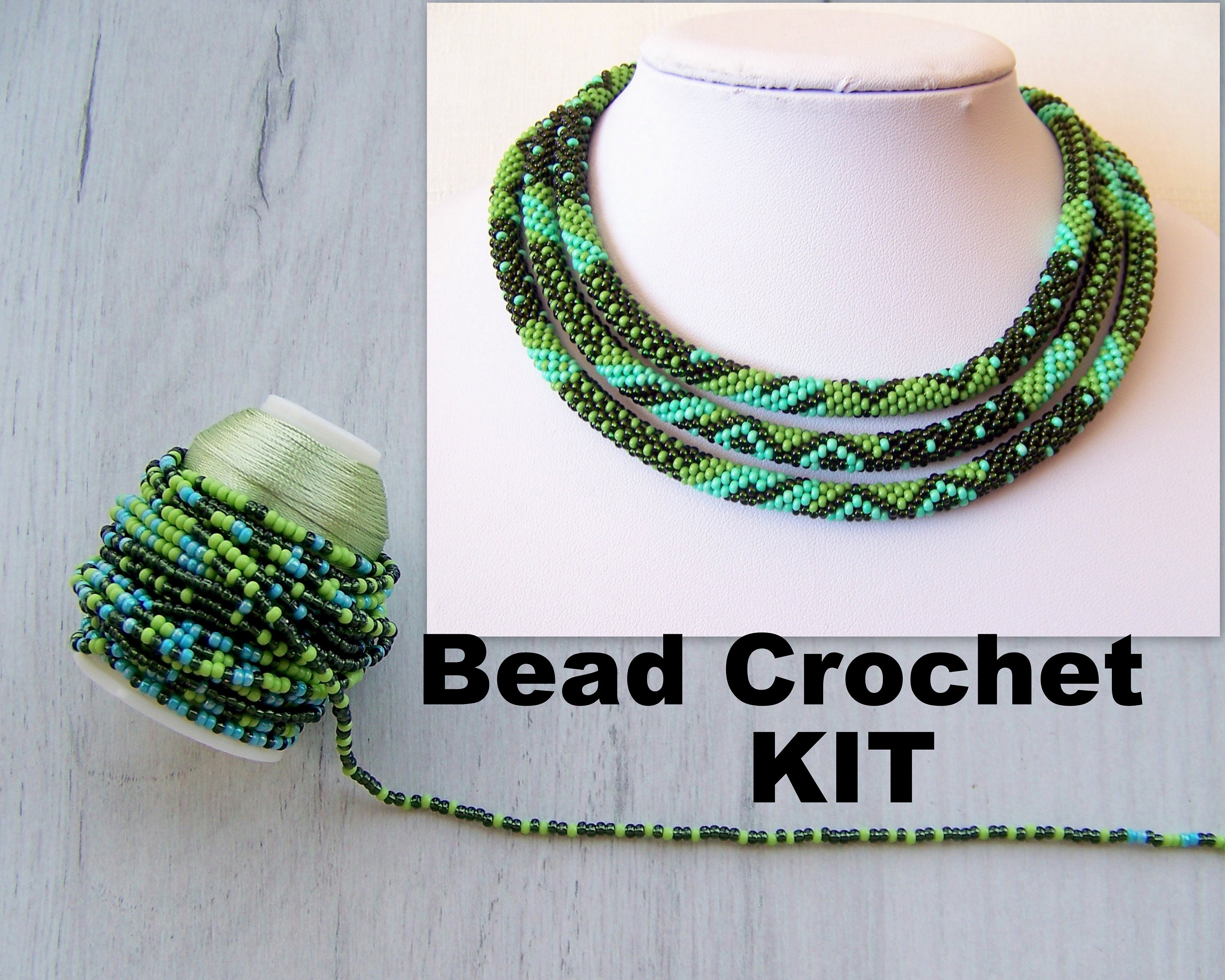 Long Necklace Kit DIY Crafts DIY Kit for Adults Bead Etsy