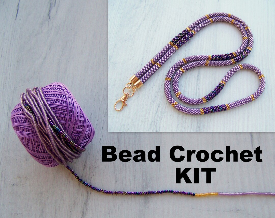 DIY Beaded Lanyard Kit Shiny Woman Beaded Badge Holder Kit Teacher