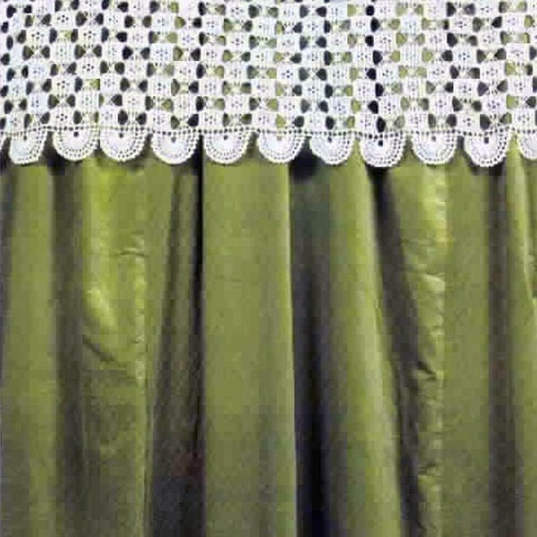 Lace valance vintage crochet pattern Size: 16 ins 40 cm in length Lace curtains crochet pattern - Chart Digital download #D168*