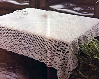 Tovaglia Quadrata In Cotone Fatta A Mano Con Pizzo All'uncinetto, 48 Cm, Beige, Lelefly