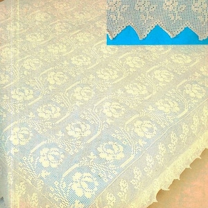 Crochet Bedspread | Crochet Bedspread Pattern with Chart| Instant PDF Digital Download Vintage Chart Crochet Pattern  # D189*