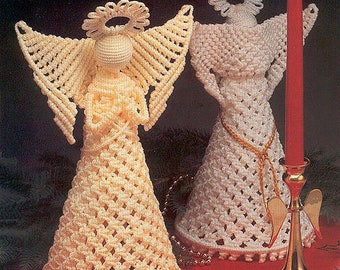 Patrones de macramé vintage/Patrón navideño de macramé en formato eBook (PDF, descarga digital instantánea)/16 patrones para decoración del hogar (n.° B391)